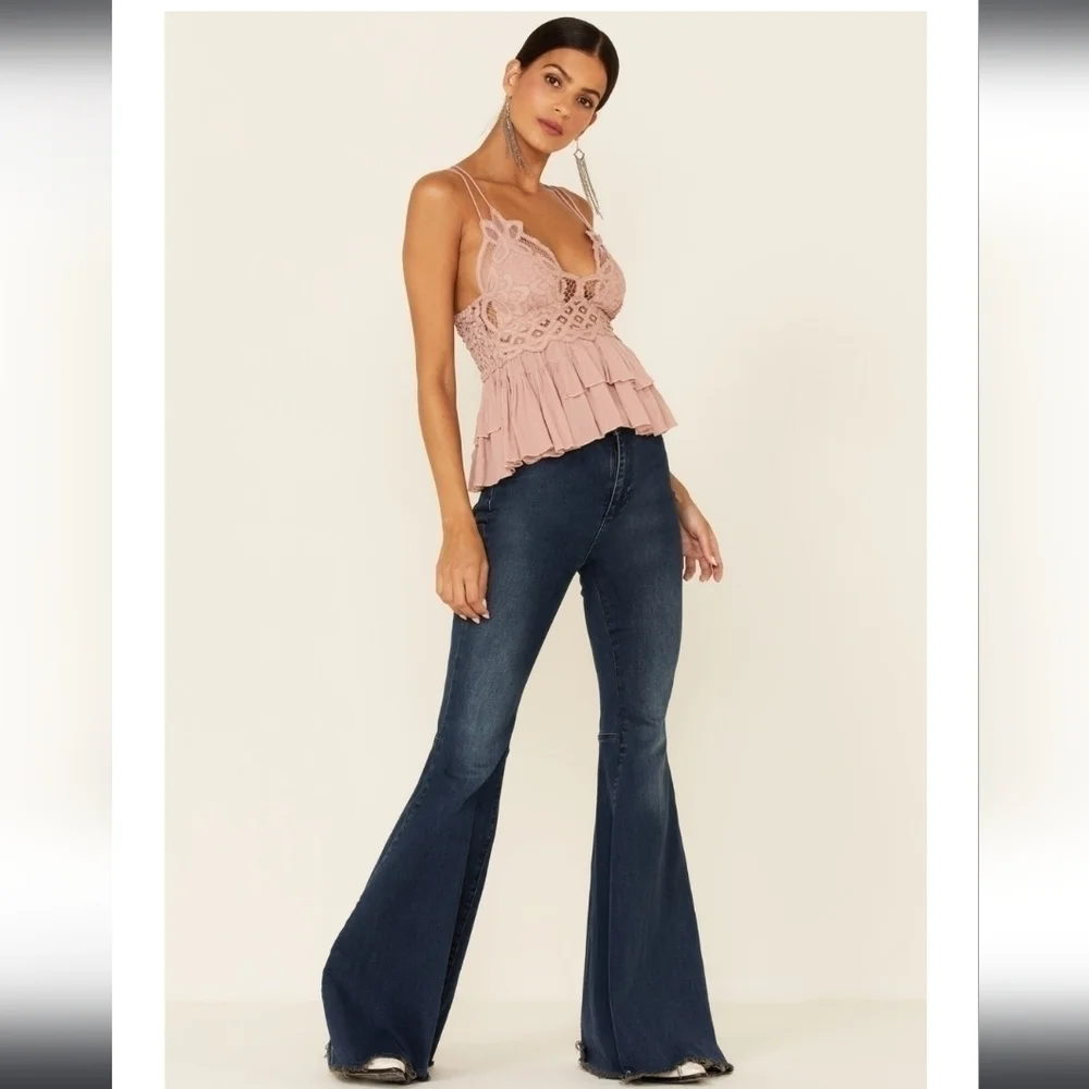 Free People Intimately Adella Cami in Dusty Mauve•XS - Picture 4 of 6